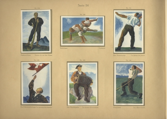 Villiger album Swiss folk life and history Collection picture album Villiger &amp; SÃ¶hne, Zigarrenfabr