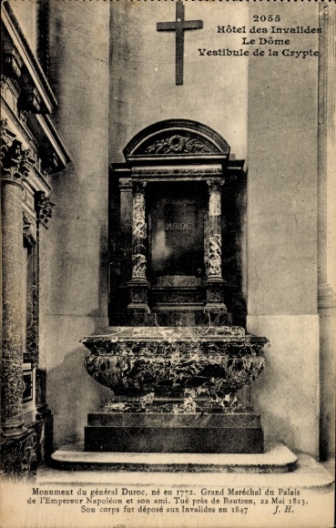 Ak Paris VII, Monument des Generals Duroc, Hôtel des Invalides, Dôme, Krypta, Napoléon