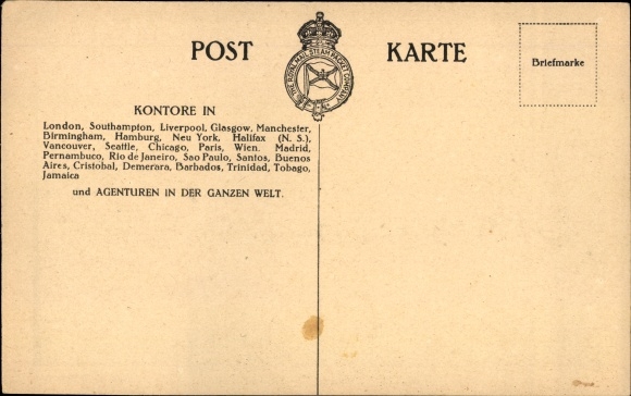 Ak-stoomboot Orduna, Royal Mail Lines