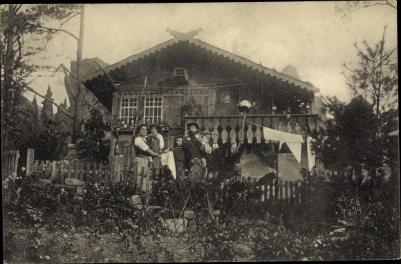 Postcard Ötigheim Rastatt in the Black Forest, folk drama, Wilhelm Tell
