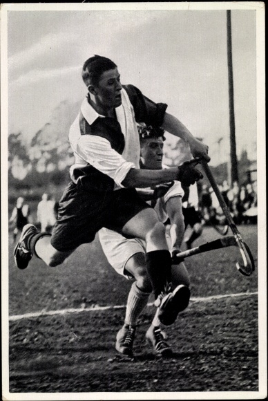 Collection picture Olympia 1936, hockey game, Kurt Weiß