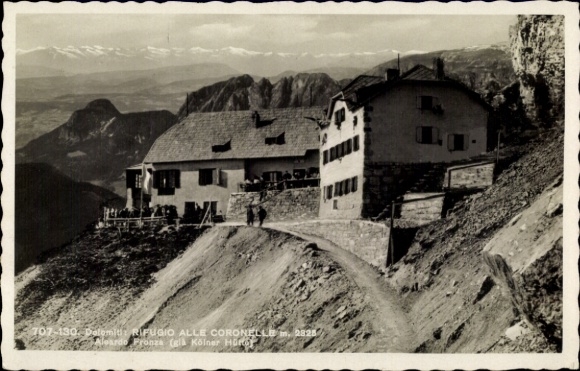 Postcard Dolomites, Rifugio alle Coronelle