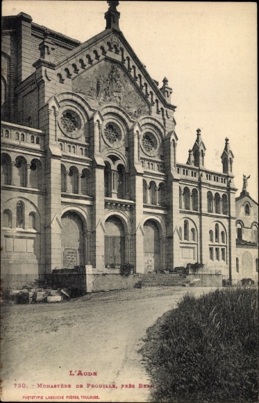 Postcard Bram Aude, Monastery of Prouville