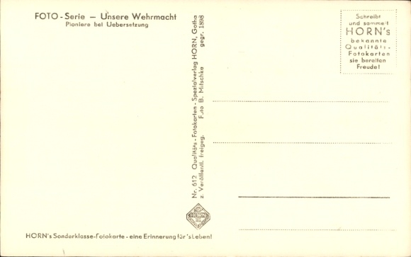 Postcard German Wehrmacht, Pioneers in Translation