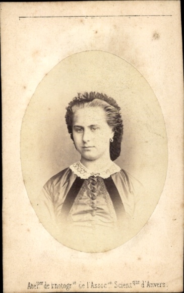 CdV Marie of Hohenzollern-Sigmaringen, portrait