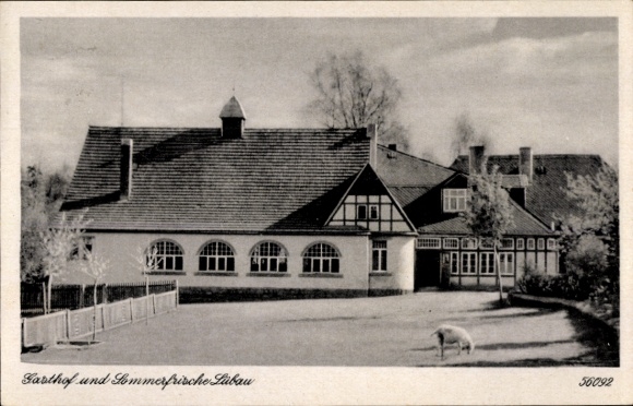 PC Lübau Rabenau Erzgebirge, inn and summer resort from Dresden, 1958