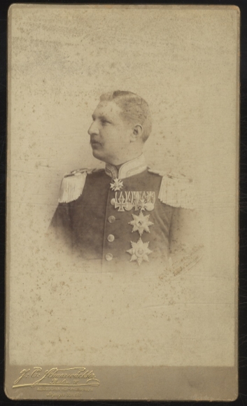 Cabinet Foto Fürst Günther Viktor von Schwarzburg-Rudolstadt