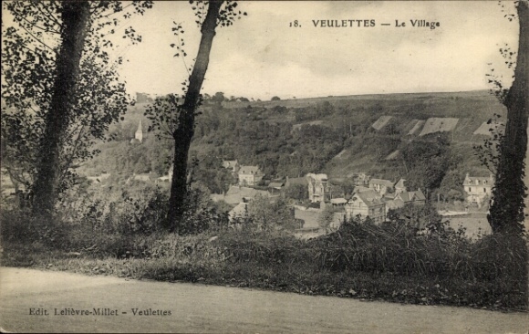 Postcard Veulettes sur Mer Seine Maritime, general view