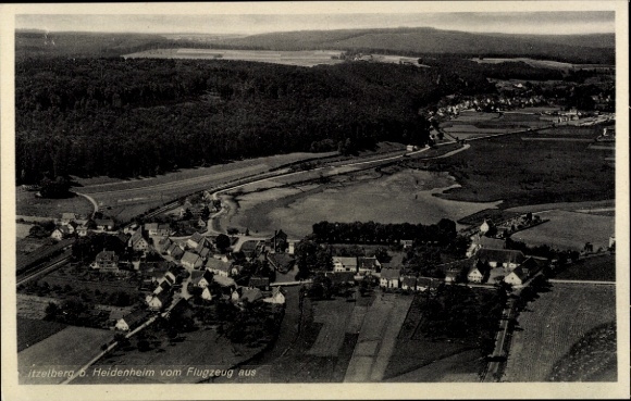 Ak Itzelberg Königsbronn Baden Württemberg, Luftaufnahme