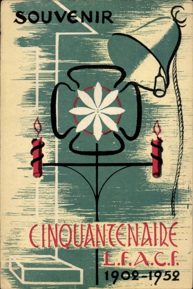Postcard Cinquantenade LfACf 1952