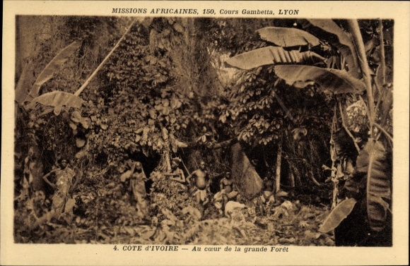 Ak Elfenbeinküste, Missions Africaines, Au coeur de la grande Forêt