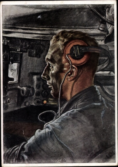 Artist PC Willrich, Wolfgang, tank driver, Wehrmacht, VDA