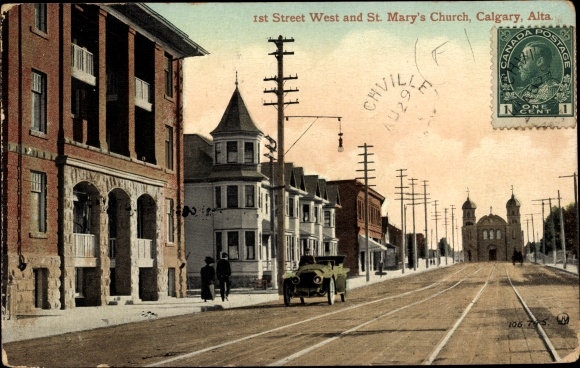 KP Calgary Alberta Kanada, 1st Street West, Kościół Mariacki