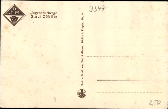 Postcard Zöblitz Marienberg in the Erzgebirge of Saxony, lot at the youth hostel DJH, children