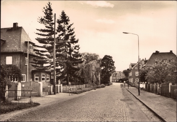 Ak Sankt Egidien in Saksen, Bahnhofstrasse