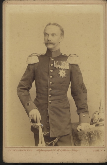 Cabinet Photo portrait Hereditary Prince Bernhard of Saxe-Meiningen