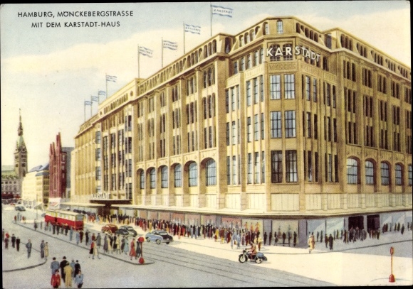 Artist PC Hamburg, Mönckebergstrasse, Karstadt department store