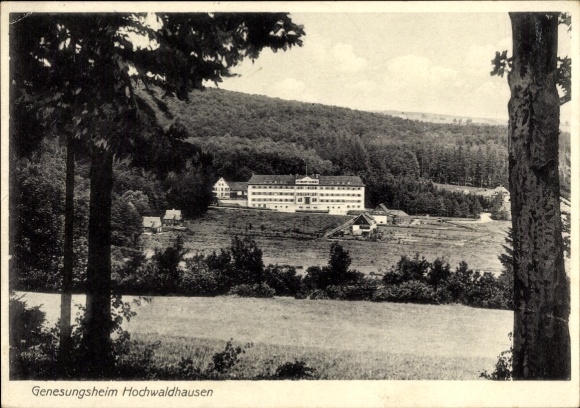 Postcard Hochwaldhausen Ilbeshausen Grebenhain Hesse, convalescent home