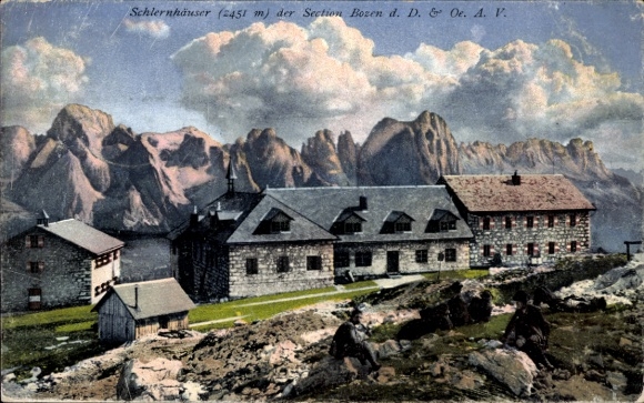 South Tyrol, Schlernhäuser, Dolomites, Mountains