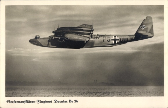 German Air Force, long-range maritime reconnaissance flying boat Dornier Do 26 C, P5+DH