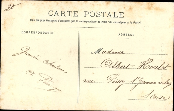 Postcard Le Portel Pas de Calais, monument, monument, fisherman, anchor