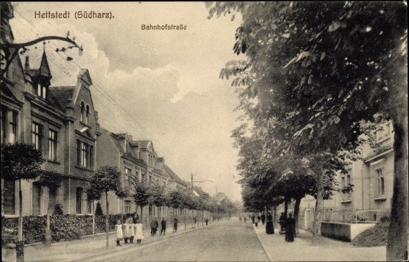 PC Hettstedt in the southern Harz, Bahnhofstrasse