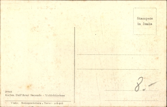 Postcard Valdobbiadene Veneto Italy, Piazza Maggiore