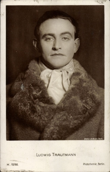 Ak Schauspieler Ludwig Trautmann, Portrait