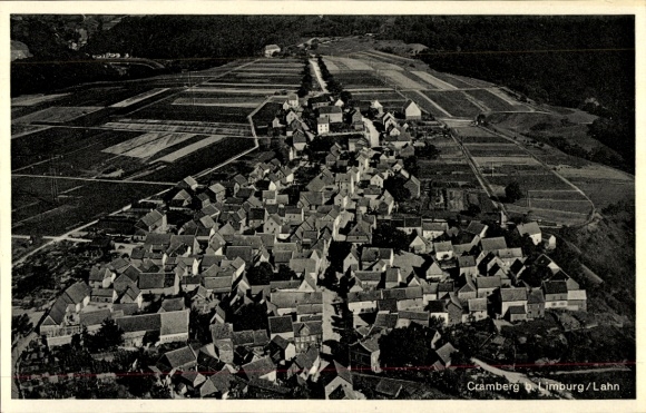 Ak Limburg an der Lahn, Fliegeraufnahme