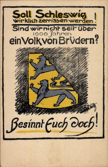 KP artystyczna głosowanie 1920, Czy naprawdę należy rozerwać Szlezwik? lud braci