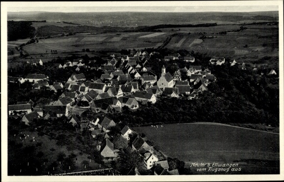 Postcard Neuler in the Ostalbkreis Württemberg, aerial photograph