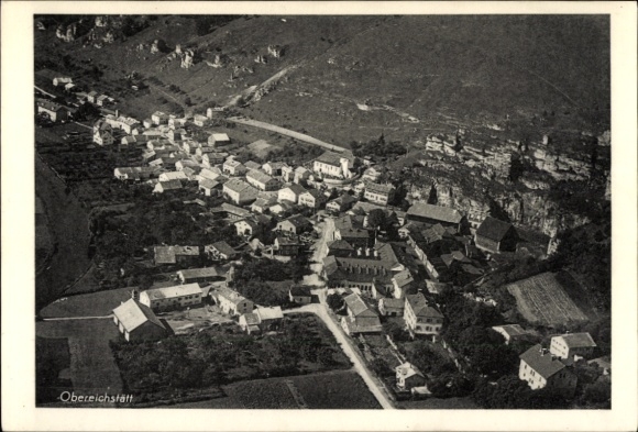Ak Obereichstätt Dollnstein im Altmühltal Mittelfranken Oberbayern, Luftaufnahme
