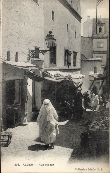 Ak Rabat Marokko, Rue Kléber