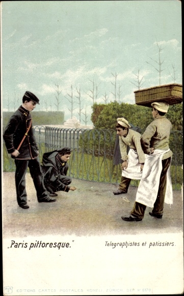 Picturesque Postcard Paris, Telegraphists and pastry cooks