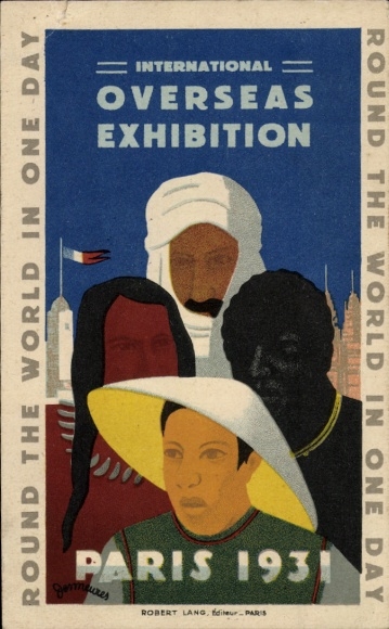 Ak Paris 1931, Internationale Überseeausstellung