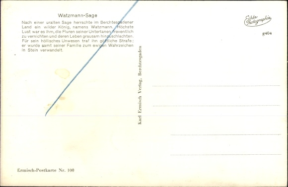 Artist PC Berchtesgaden in Upper Bavaria, Watzmann, mountain faces