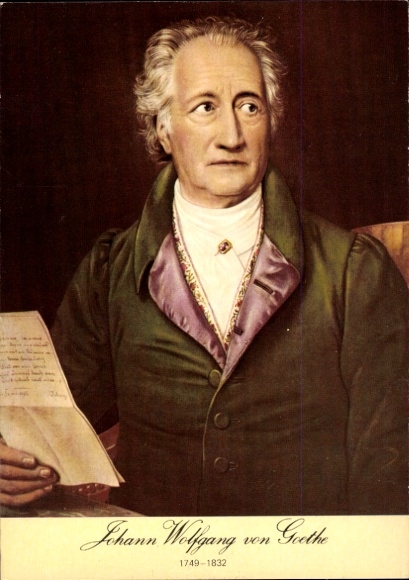 Obraz poety Johanna Wolfganga von Goethego, portret