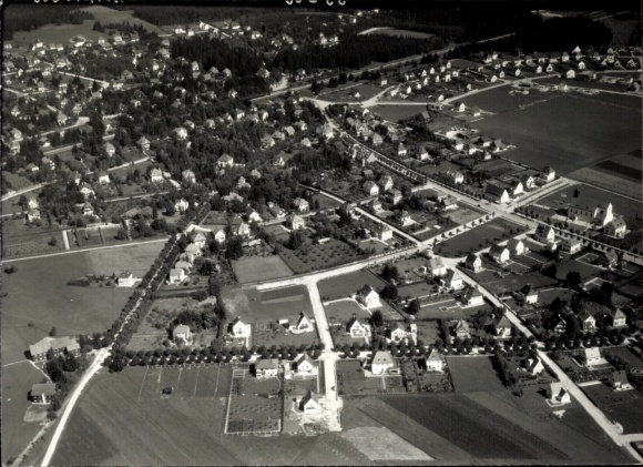 Photo Gräfelfing in Upper Bavaria, aerial photograph