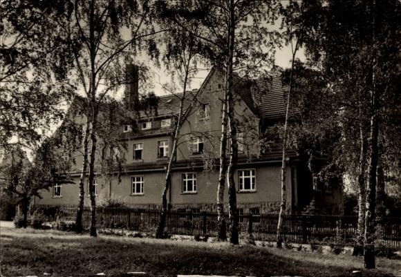 Postcard Werda im Vogtland, Heimstätte Eichem Men's House