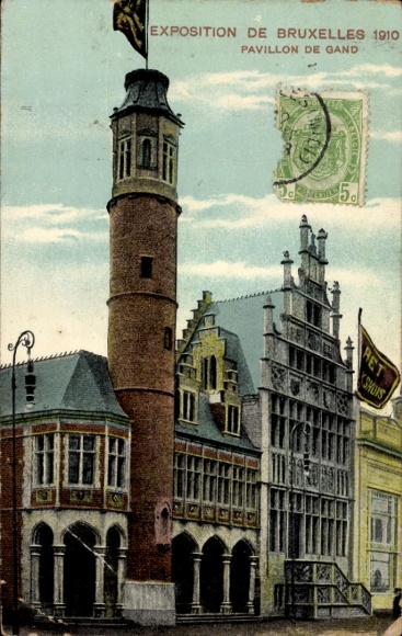 KP Bruxelles Bruksela, Wystawa Światowa 1910, Pavillon de Gent