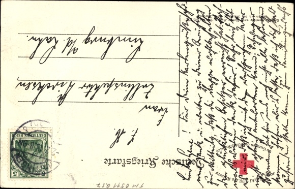 Postcard Kaiser Wilhelm II., I don&#39;t know any parties anymore, quote 1914