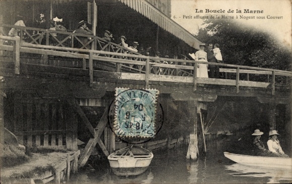 CPA Nogent-sur-Marne Val-de-Marne, Boucle de la Marne