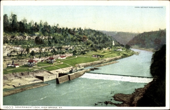 Ak High Bridge Kentucky de V.S., Overheidssluis