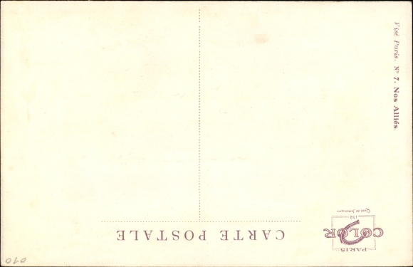 Artist Postcard Dupuis, Em., Nos Alliés, No 7, Infanterie Monténegrine