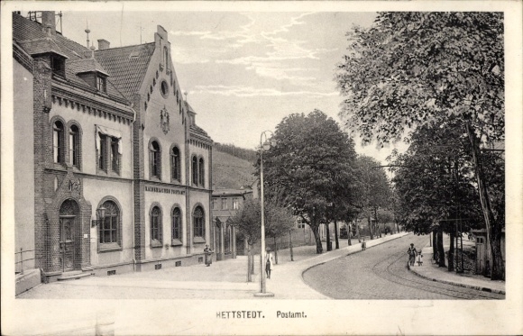 Ak Hettstedt im Südharz, Postamt