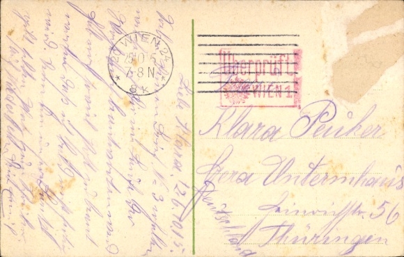 Postcard Vienna 2 Leopoldstadt, Nordbahnhof