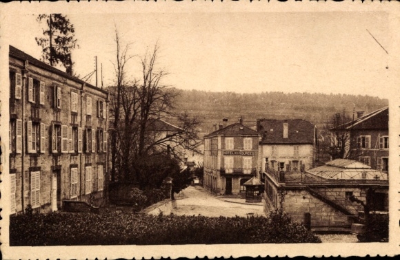 Ak Bains les Bains Vosges, Bain romain, Hotel des sources