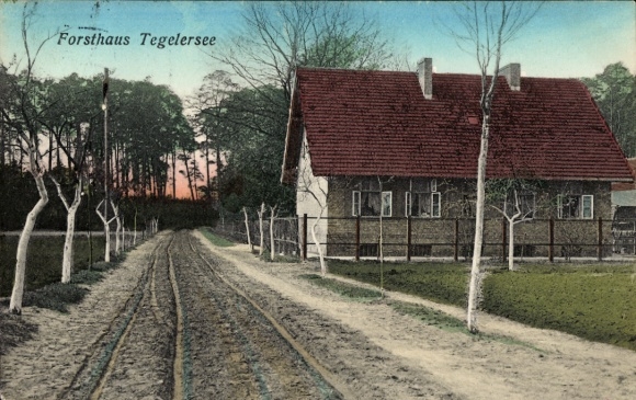 Ak Berlin Reinickendorf Tegel, Forsthaus Tegelersee