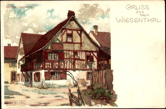 Artist Chromo-Litho Hausen im Wiesental, lever house