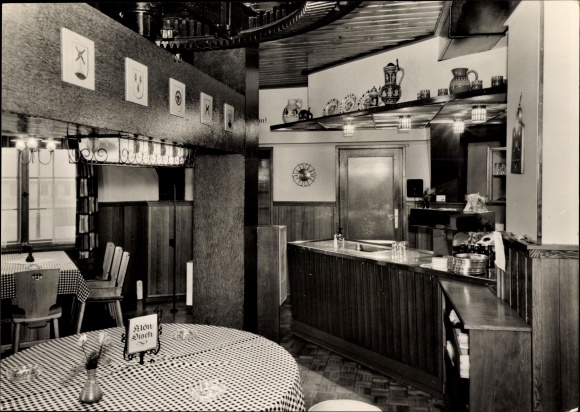 Postcard Groß Stieten in Mecklenburg, restaurant Mecklenburger Mühle, Mühlenstube